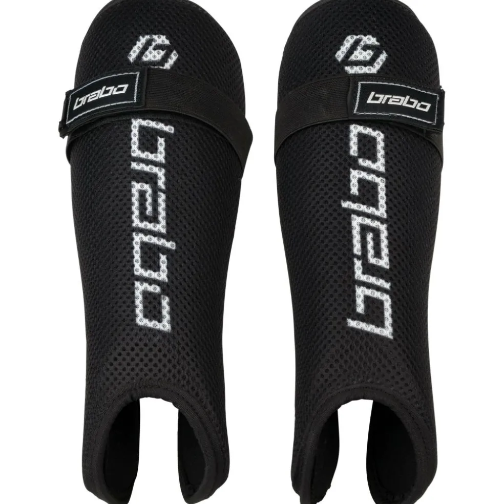 Brabo Tribute scheenbeschermers junior black white