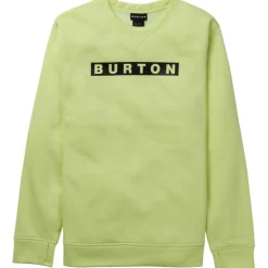 Burton Oak sweater heren glow yellow green heather