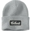 Carhartt Cuffed Script Patch muts heather grey