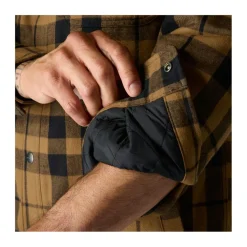 Carhartt Flannel Sherpa Lined overhemd heren brown