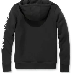 Carhartt Logo Sleeve Graphic hoodie dames black
