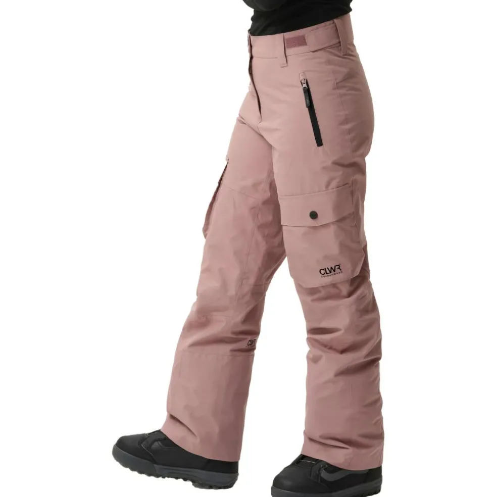 ColourWear Cargo skibroek dames taupe