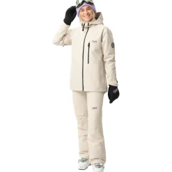 ColourWear Cookie winterjas dames off white