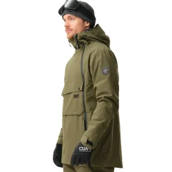 ColourWear Foil anorak winterjas heren dark olive