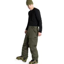 ColourWear Mountain Cargo skibroek dark olive