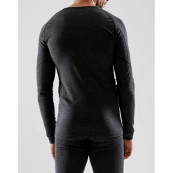 Craft CORE Wool Merino LS thermoshirt heren black