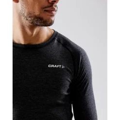 Craft CORE Wool Merino LS thermoshirt heren black