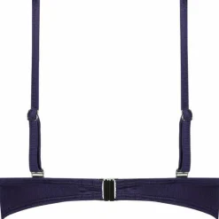 Cyell Satin Navy Padded Wired bikini top dames