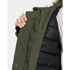 Didriksons Erika Parka outdoor jack dames deep green
