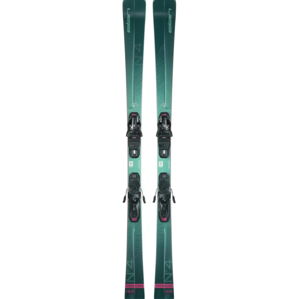 Elan Primetime N°4 25 - 26 ski's dames met ELX 11.0 GW Shift binding