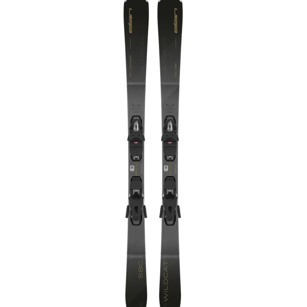 Elan Wildcat S8 C 25 - 26 ski's met EL 9.0 GW Shift binding