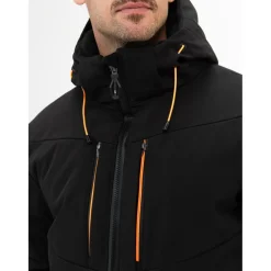 Falcon Boris softshell winterjas heren black