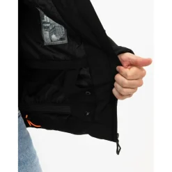Falcon Boris softshell winterjas heren black