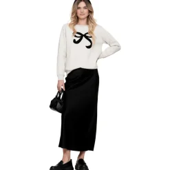 Geisha sweater dames beige melange black