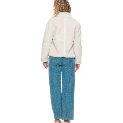 Geisha teddy winterjas dames off-white