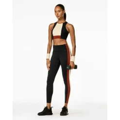 Goldbergh Facade sport bh dames black champagne