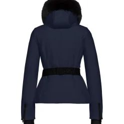 Goldbergh HIDA FAUX BORDER softshell winterjas dames french blue