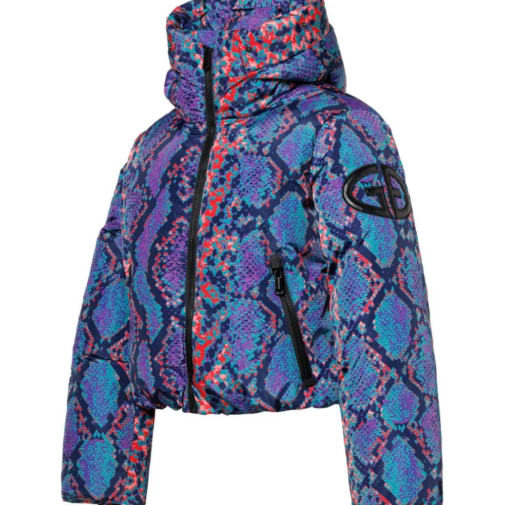 Goldbergh LUCINDA winterjas dames snake turchese