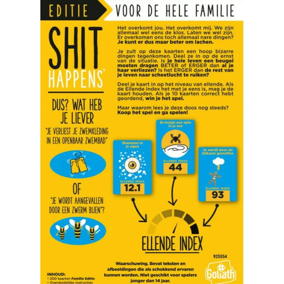Goliath Shit Happens: Familie Editie kaartspel