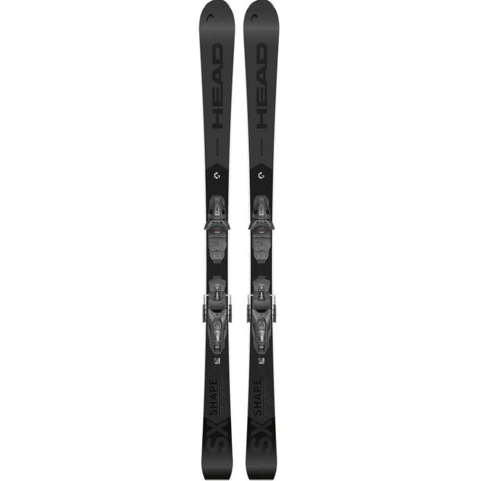 Head Shape SX Black Edition 25 - 26 ski's met PR 11 GW binding