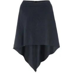 Henriette Steffensen  poncho dames soft black