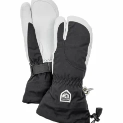 Hestra Heli Ski lobster handschoenen dames black off white