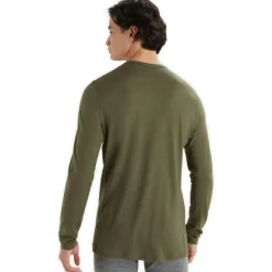 Icebreaker 200 Oasis LS thermoshirt heren loden