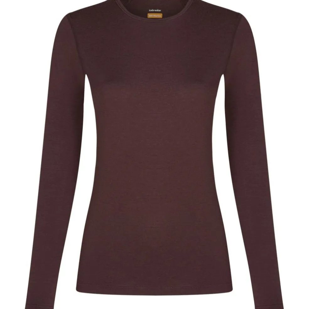 Icebreaker 200 Oasis LS thermoshirt dames java