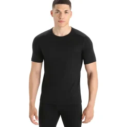 Icebreaker 200 Oasis SS thermoshirt heren black