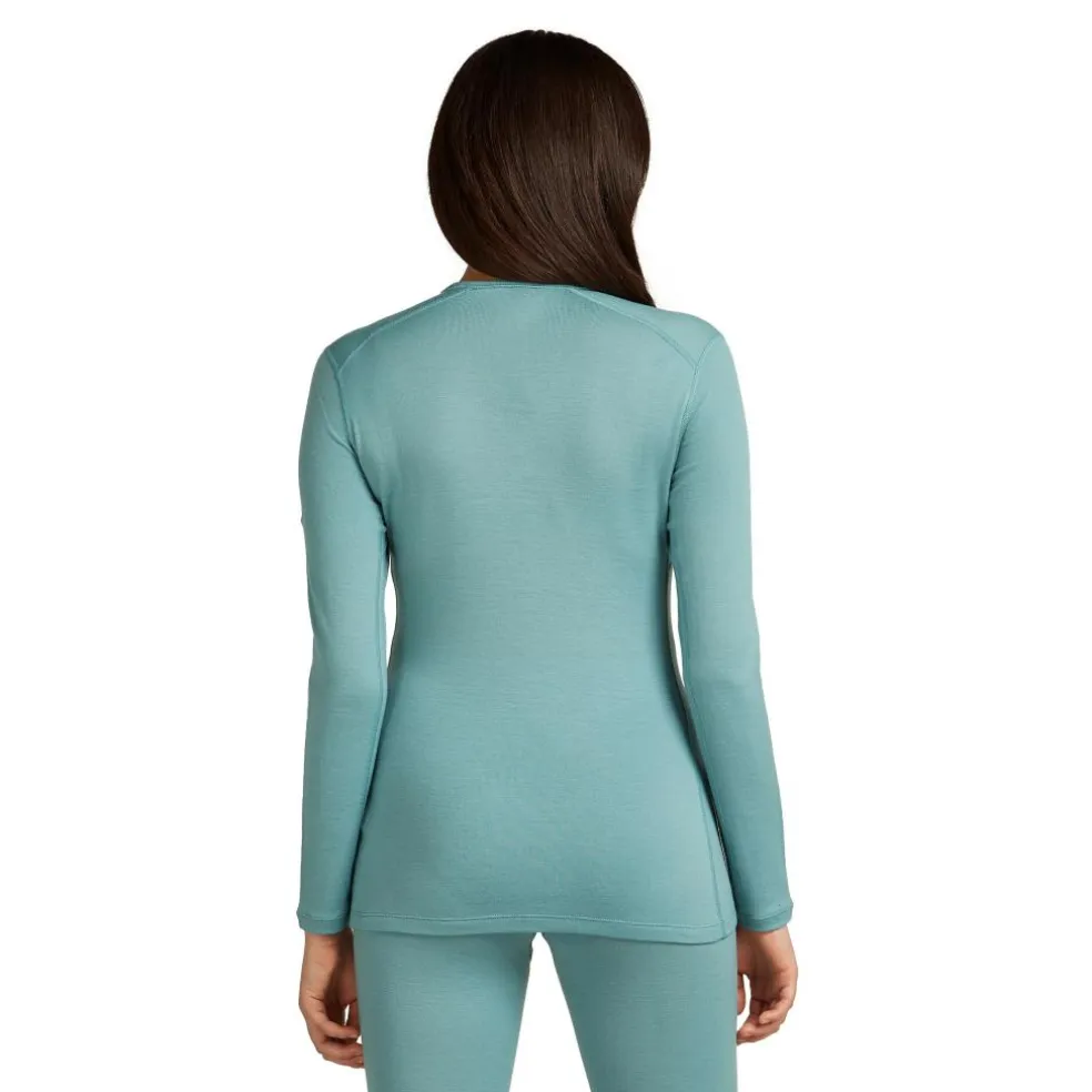 Icebreaker 260 Tech LS Crewe thermoshirt dames hydro