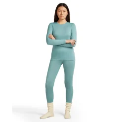 Icebreaker 260 Tech LS Crewe thermoshirt dames hydro