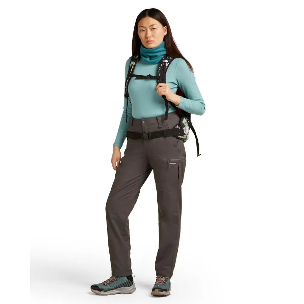 Icebreaker 260 Tech LS Crewe thermoshirt dames hydro