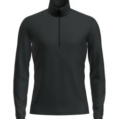 Icebreaker 260 Tech LS Half Zip thermoshirt heren black
