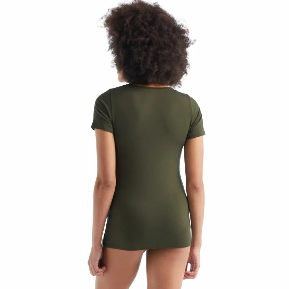 Icebreaker Siren Sweetheart shirt dames loden