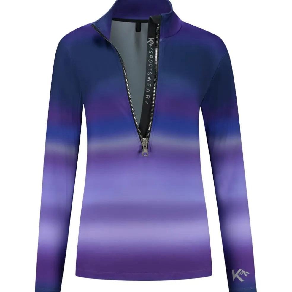 Kou Sportswear Sunset skipully dames purple darkblue