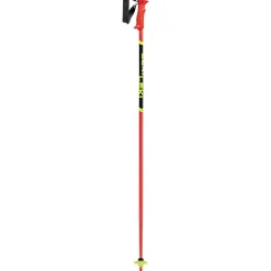 Leki Racing Kids skistokken junior bright red black  neon yellow