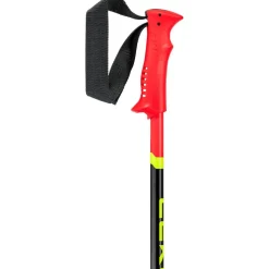 Leki Racing Kids skistokken junior bright red black  neon yellow