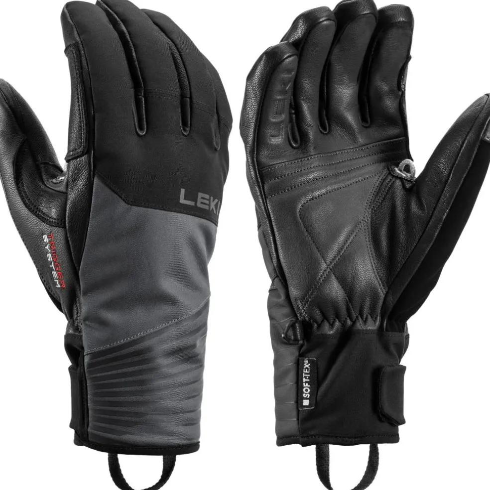 Leki Sparrow 3D handschoenen heren black graphite