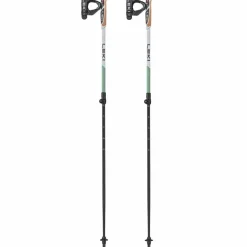 Leki Spin Shark SL wandelstokken white smokegreen dark anthracite