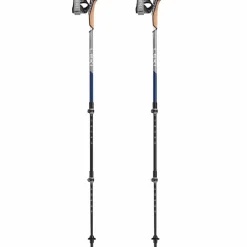 Leki Traveller Carbon wandelstokken midnight blue dark  metallic