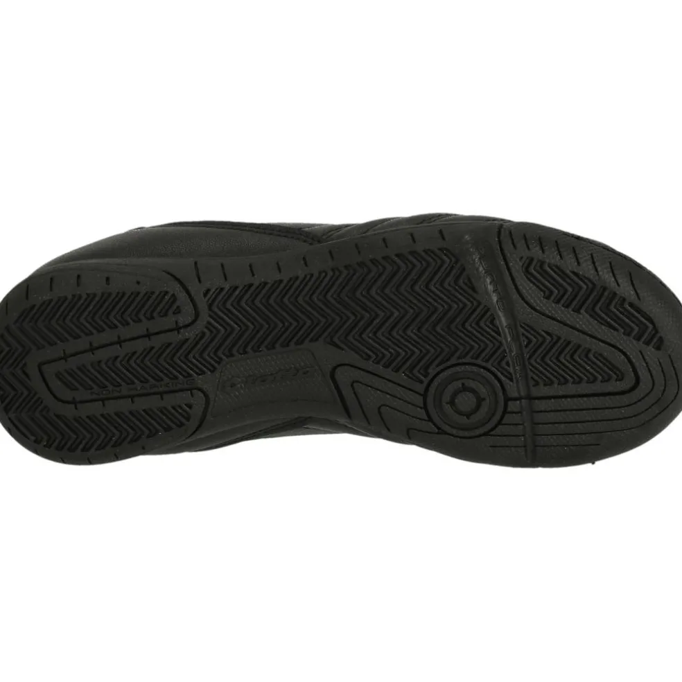 Lotto Milano 700 ID JR zaalvoetbalschoenen junior all black spring green