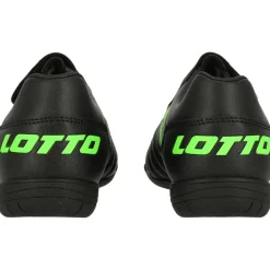 Lotto Milano 700 ID K zaalvoetbalschoenen junior all black spring green