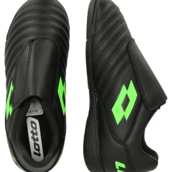 Lotto Milano 700 ID K zaalvoetbalschoenen junior all black spring green