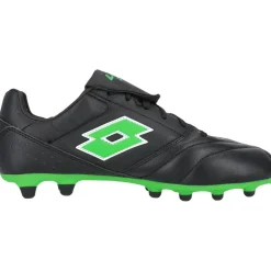 Lotto Stadio 200 FG voetbalschoenen heren all black spring green
