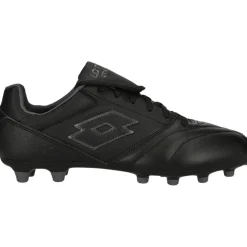Lotto Stadio 200 FG voetbalschoenen heren all black asphalt