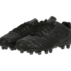 Lotto Stadio 300 III FG voetbalschoenen heren all black asphalt