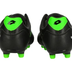 Lotto Stadio 300 III FG voetbalschoenen heren all black spring green