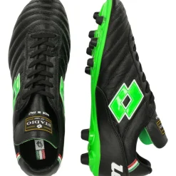 Lotto Stadio OG II FG voetbalschoenen heren all black spring green