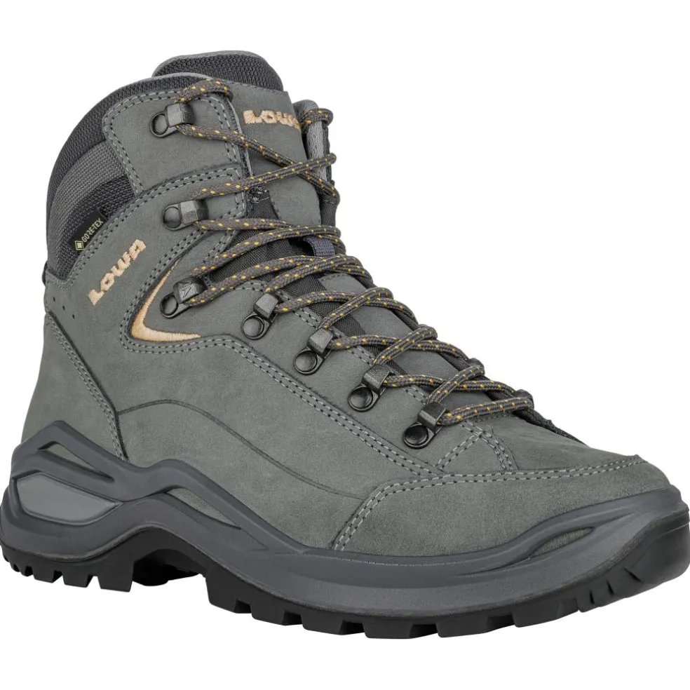Lowa Renegade Evo GTX Mid Ws wandelschoenen dames graphite apricote