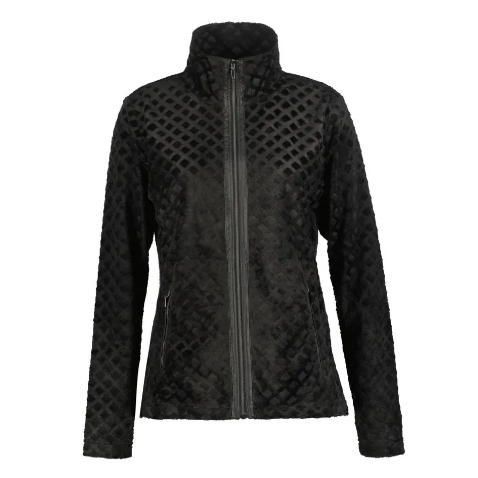 Luhta Ahmas fleece vest dames basic black